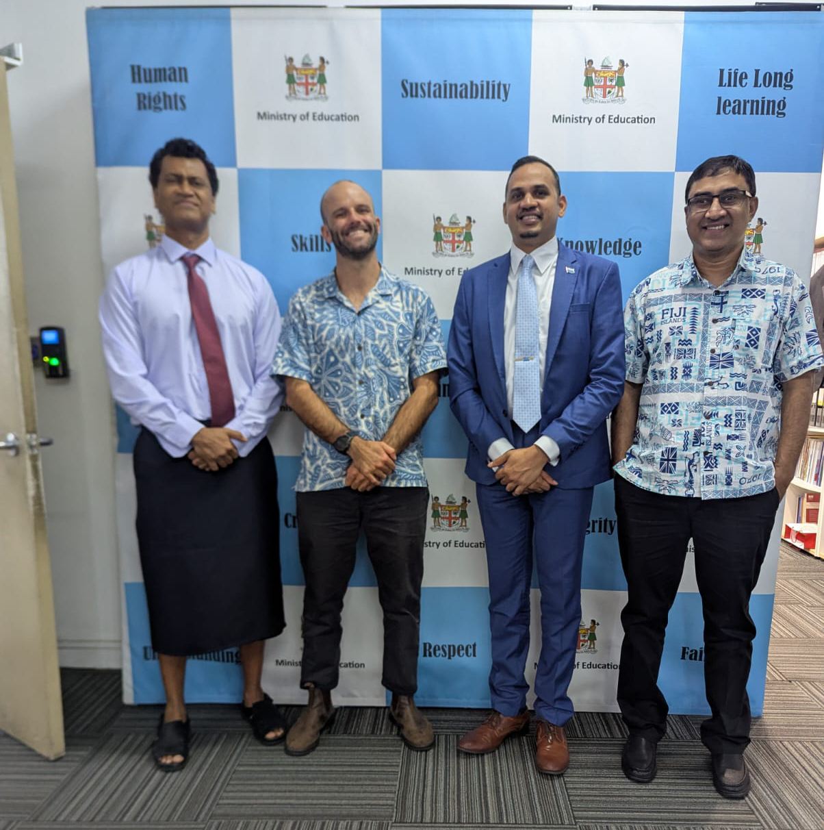 Engagement with Fiji Government Officials on Climate Education and Sustainability